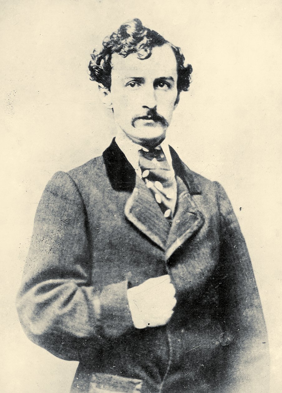 Portret Johna Wilkesa Bootha, c.1860 autorstwa American School