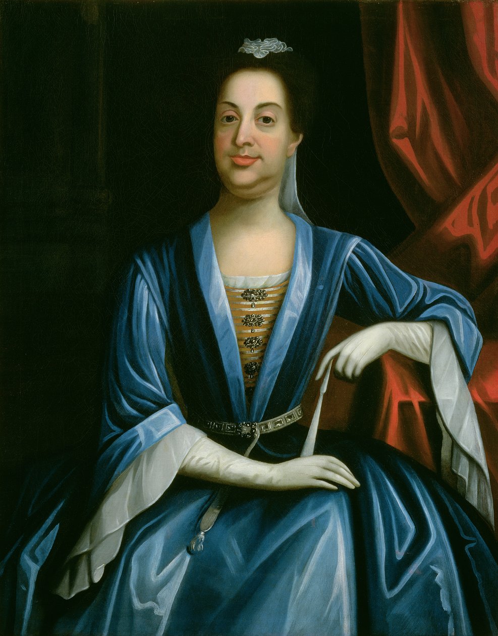 Portret niezidentyfikowanej kobiety autorstwa American School