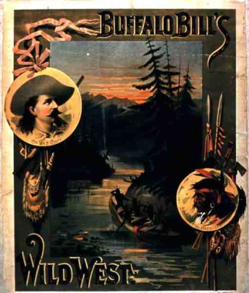 Plakat reklamujący „Buffalo Bill