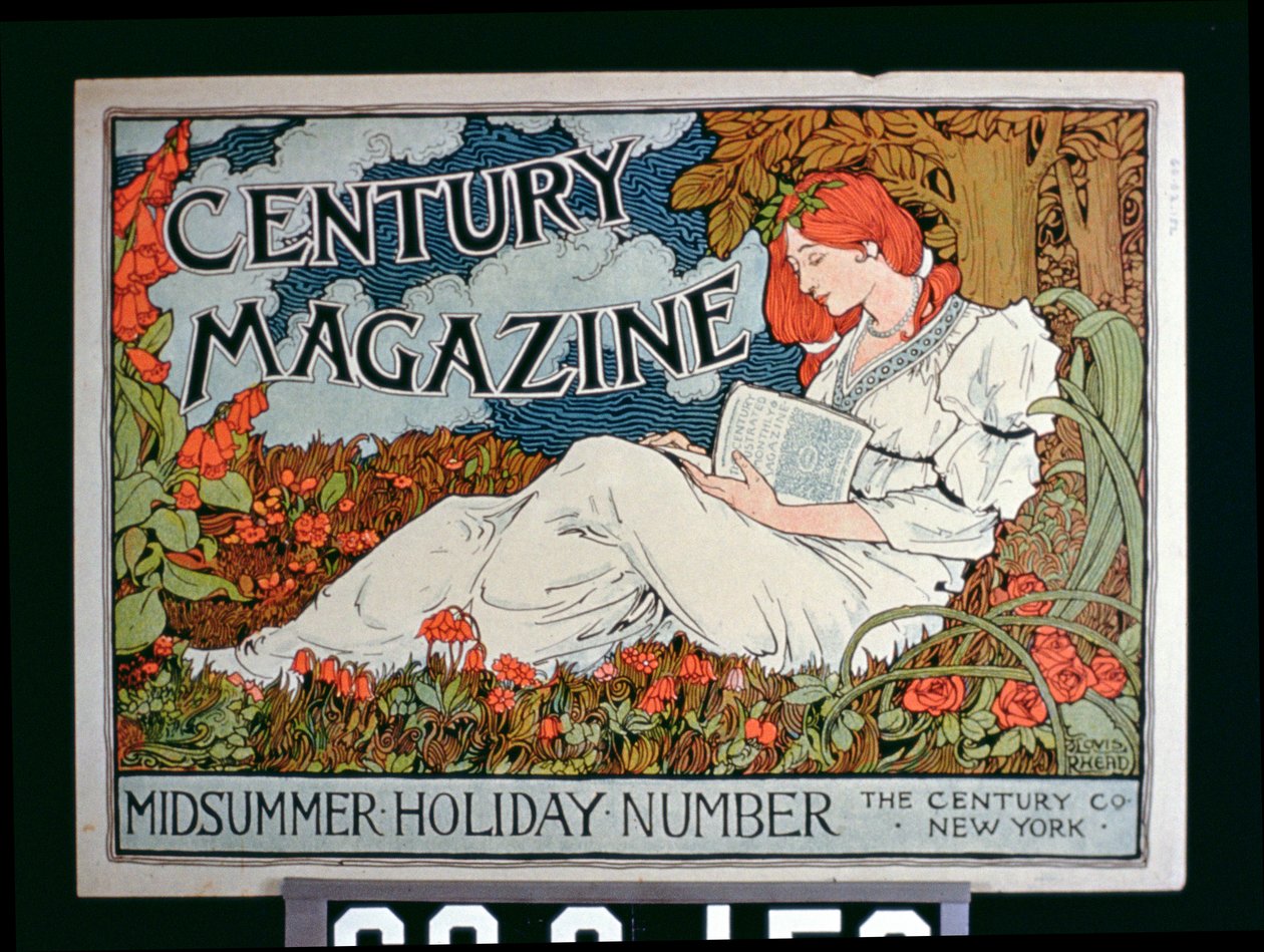 Plakat reklamowy Century Magazine, Midsummer Holiday Number, Nowy Jork autorstwa American School