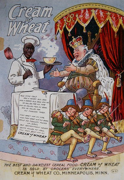 Plakat reklamujący płatki zbożowe „Cream of Wheat” autorstwa American School