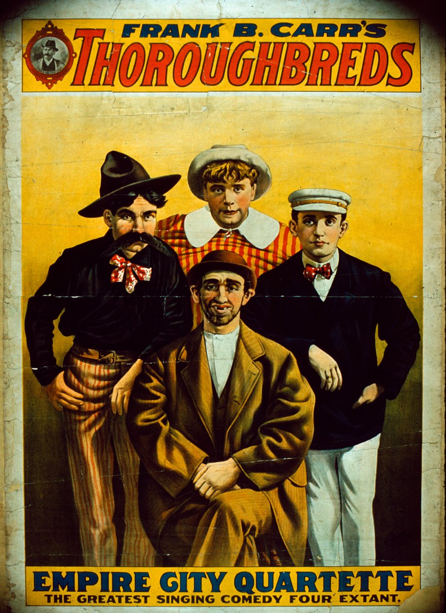 Plakat dla Franka B. Carrsa pełnej krwi angielskiej autorstwa American School