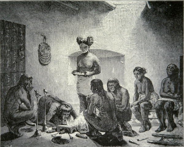 „Modląc się o deszcz”, c.1880 (rycina) autorstwa American School