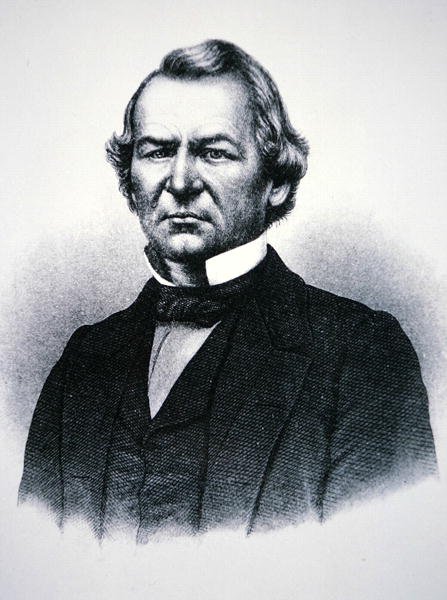 Prezydent Andrew Johnson (1808-1875) (grawerowanie) autorstwa American School