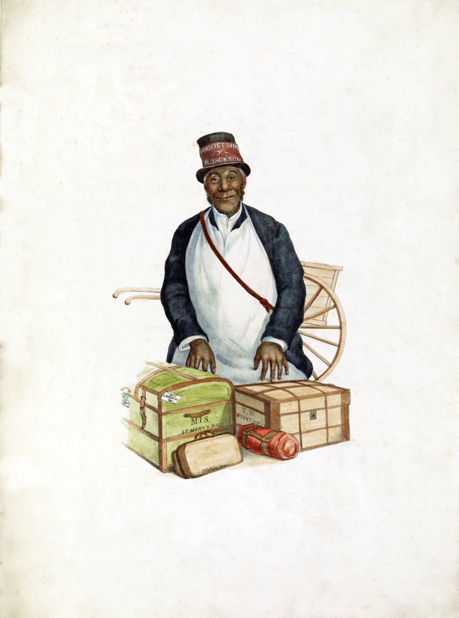 Publiczny Porter B. Jackson, wyd. 1883 (grawerowanie ręcznie kolorowane) autorstwa American School