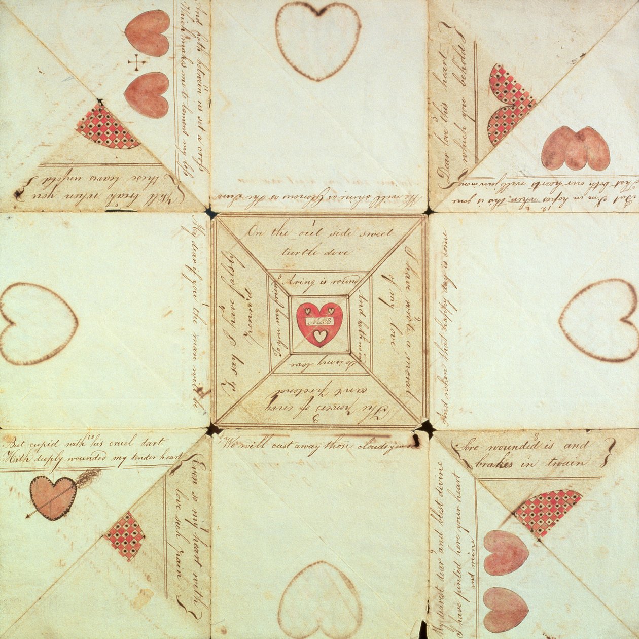 Sprawy Valentine, ok. 1760 autorstwa American School