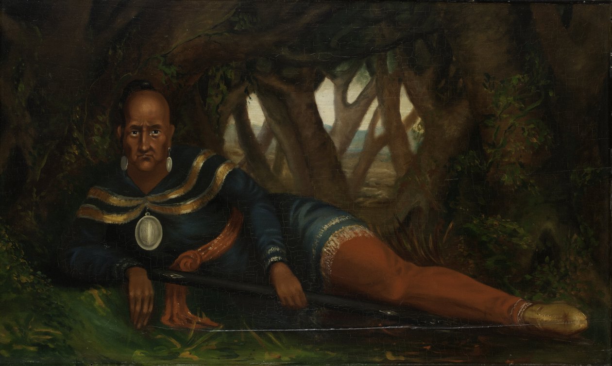 Czerwona kurtka; Wódz Indian Seneka, 1830 autorstwa American School