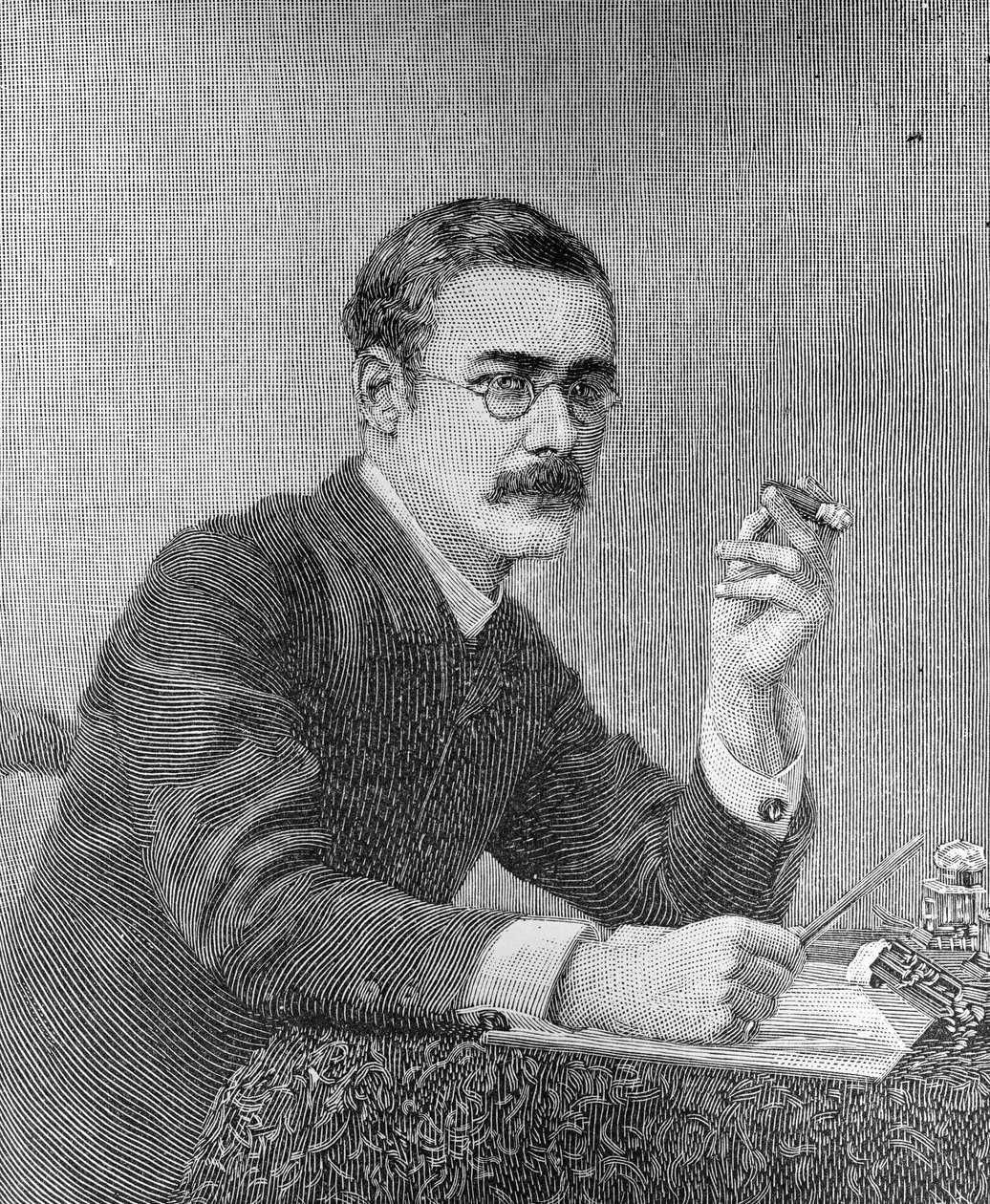 Rudyard Kipling (1865-1936) 1890 autorstwa American School