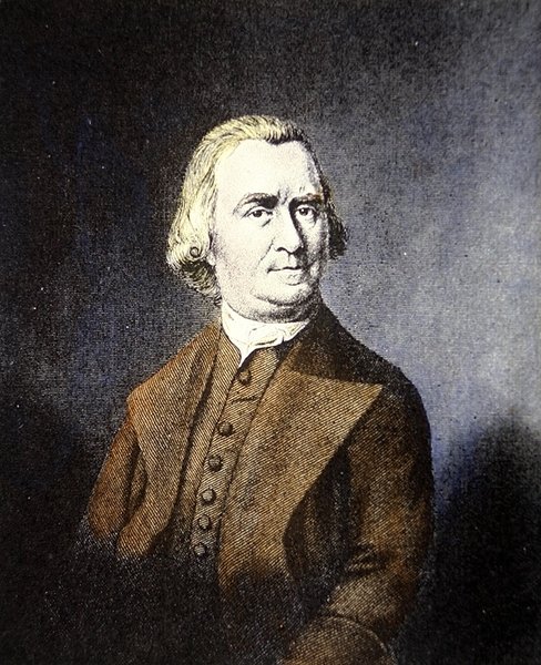 Samuel Adams (kolor lito) autorstwa American School