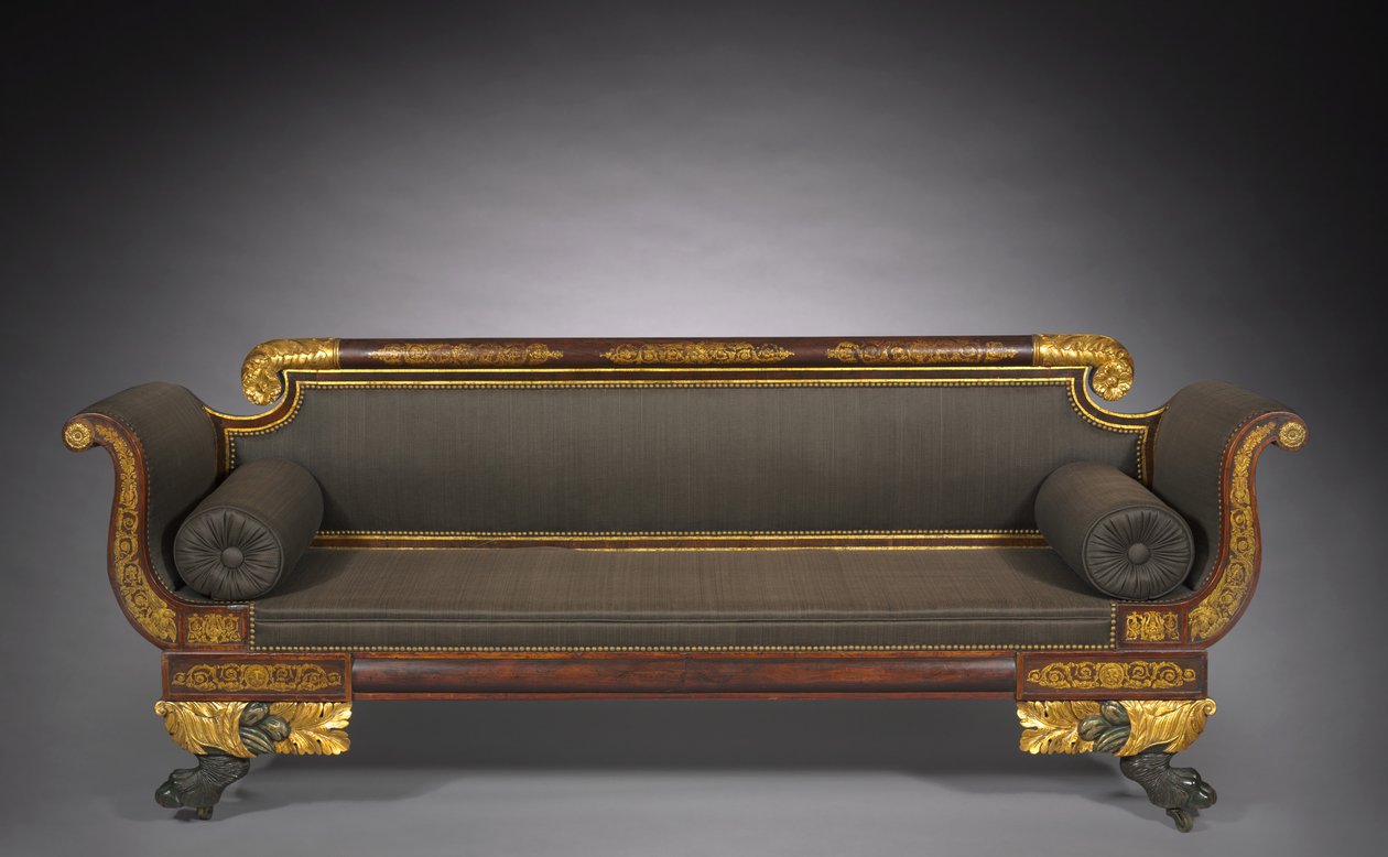 Sofa, ok.1820 autorstwa American School