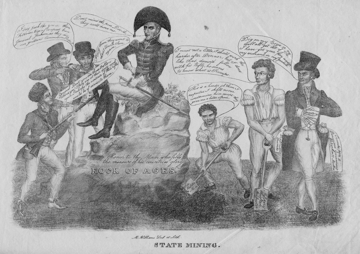 Górnictwo państwowe, ok.1828 autorstwa American School