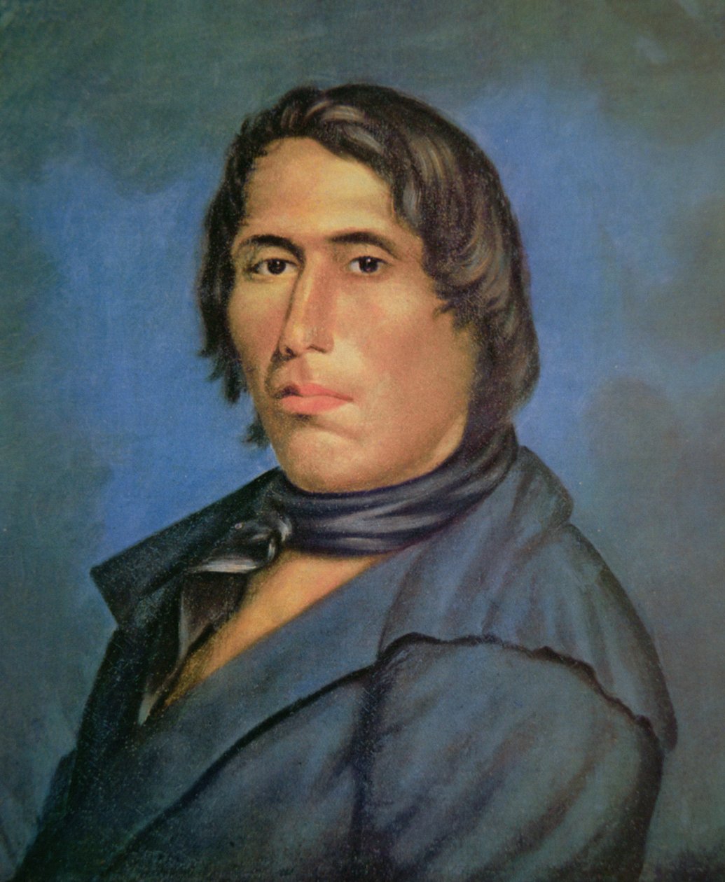 Tecumseh (1768-1813) (olej na płótnie) autorstwa American School