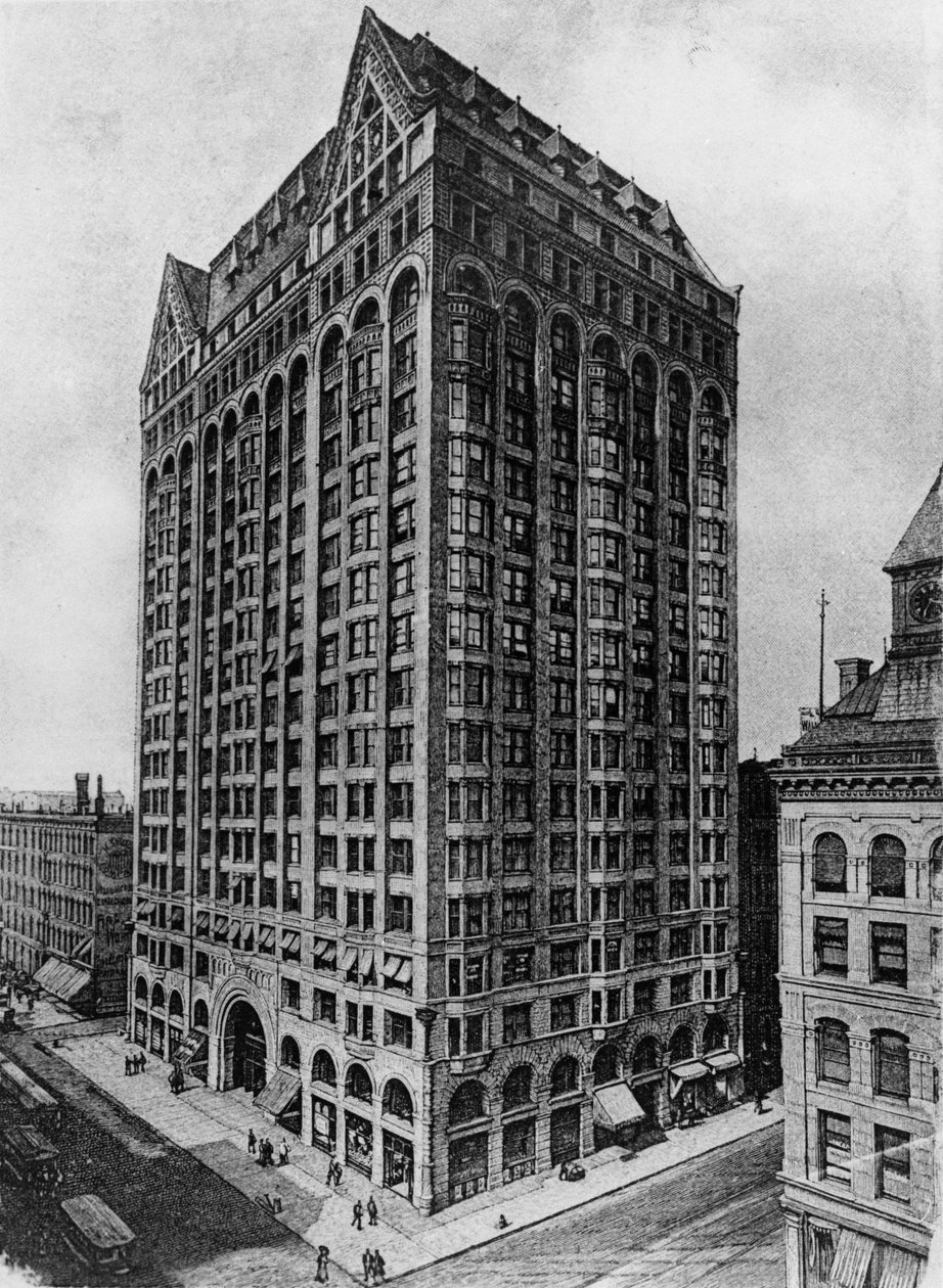 Kapitol, znany również jako Świątynia Masońska, Chicago, 1892-1939 autorstwa American School