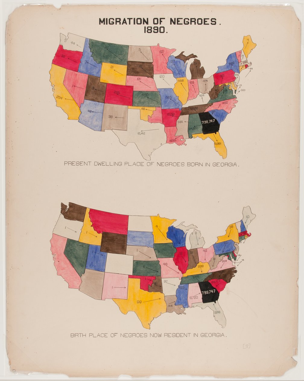 „[The Georgia Murzyn] Migracja Murzynów” autorstwa American School