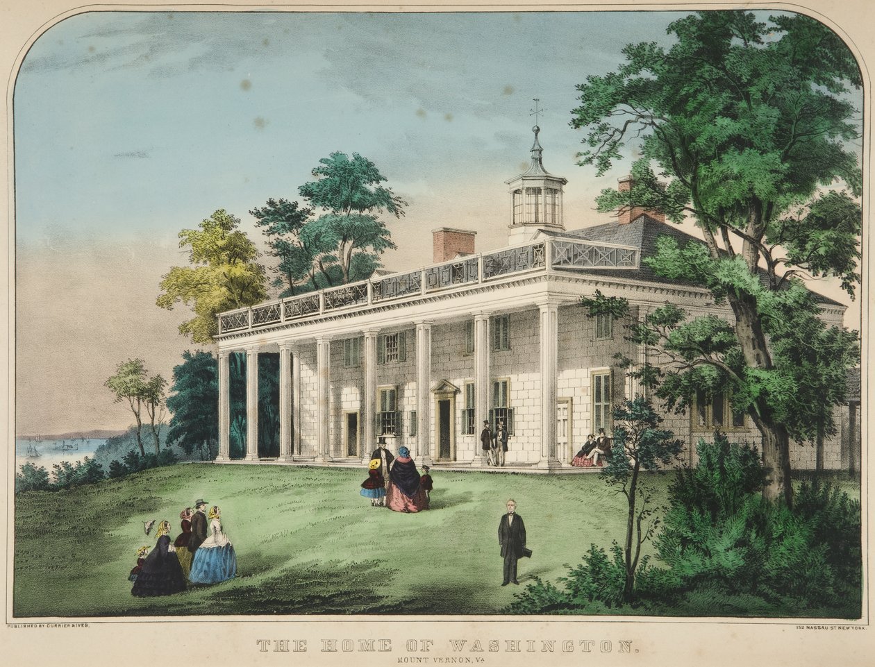 Dom Waszyngtona, Mount Vernon, Wirginia autorstwa American School