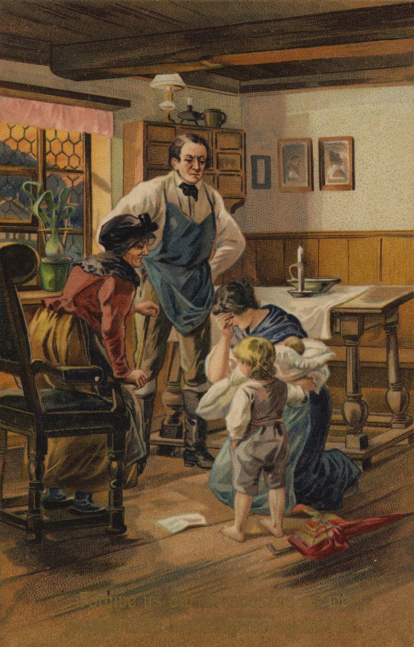 Modlitwa Pańska, Przebacz nam nasze winy (chromolit) autorstwa American School