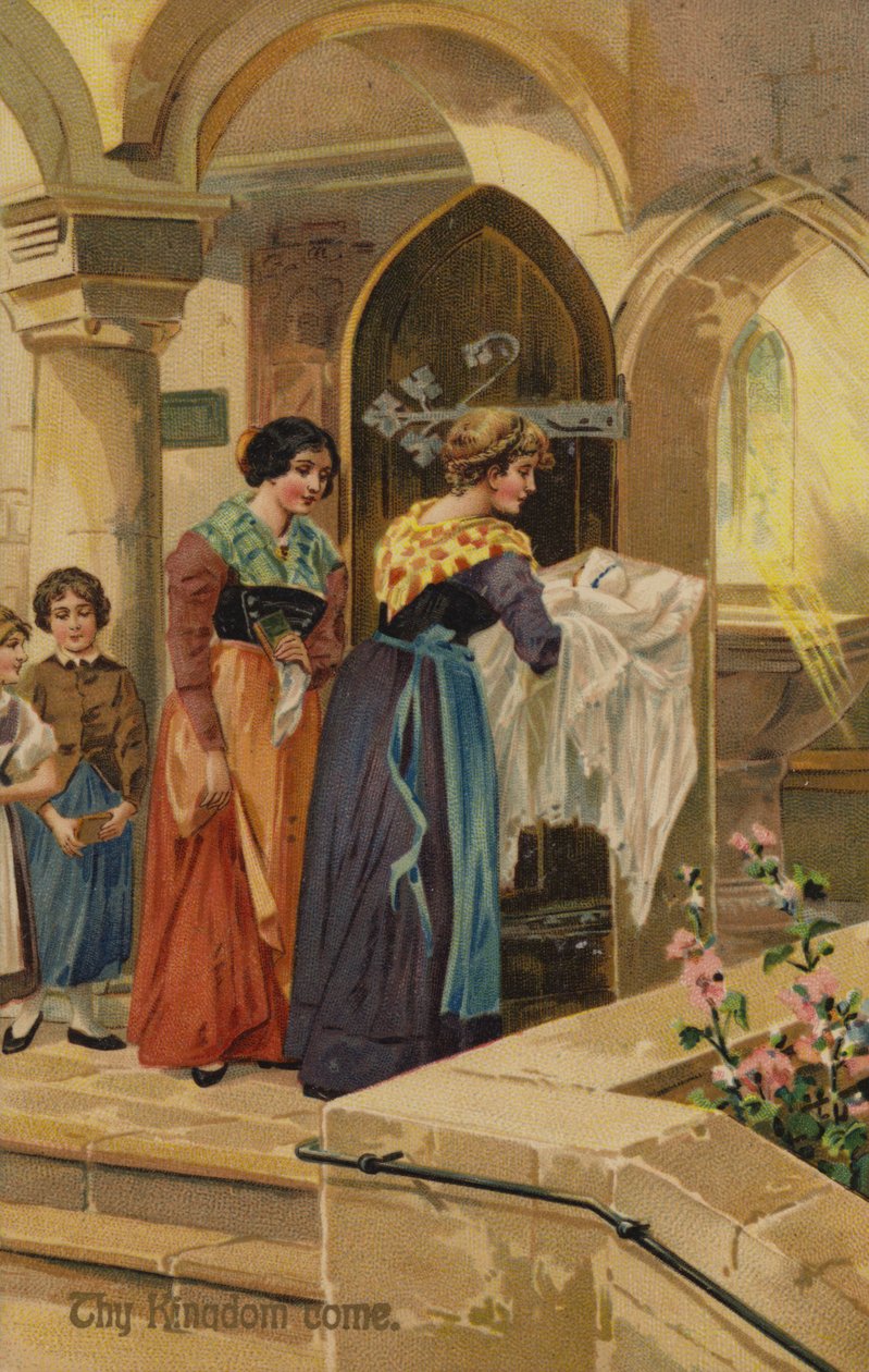 Modlitwa Pańska, Przyjdź Królestwo Twoje (chromolit) autorstwa American School
