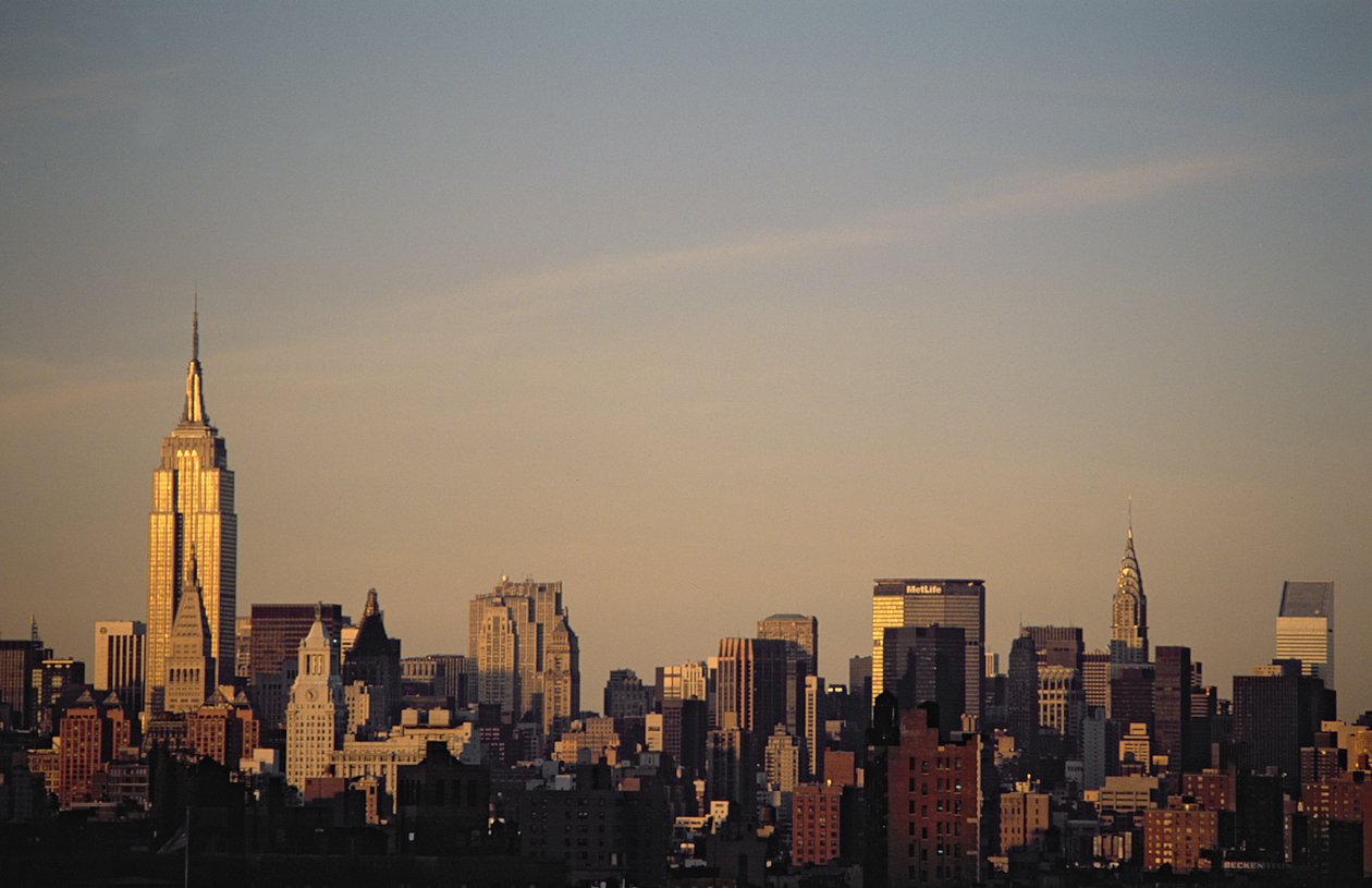 Skyline Manhattanu autorstwa American School
