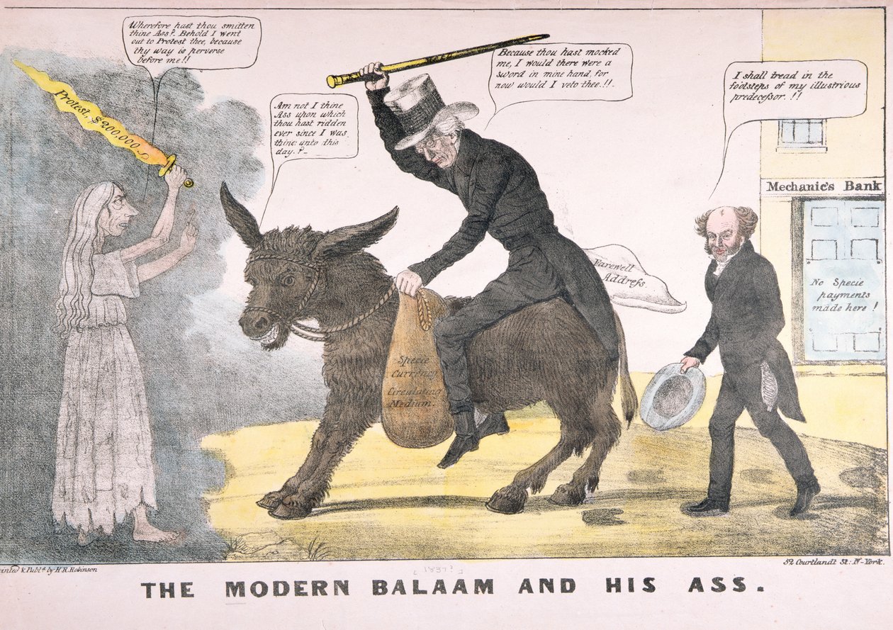 Współczesny Balaam i jego tyłek autorstwa American School