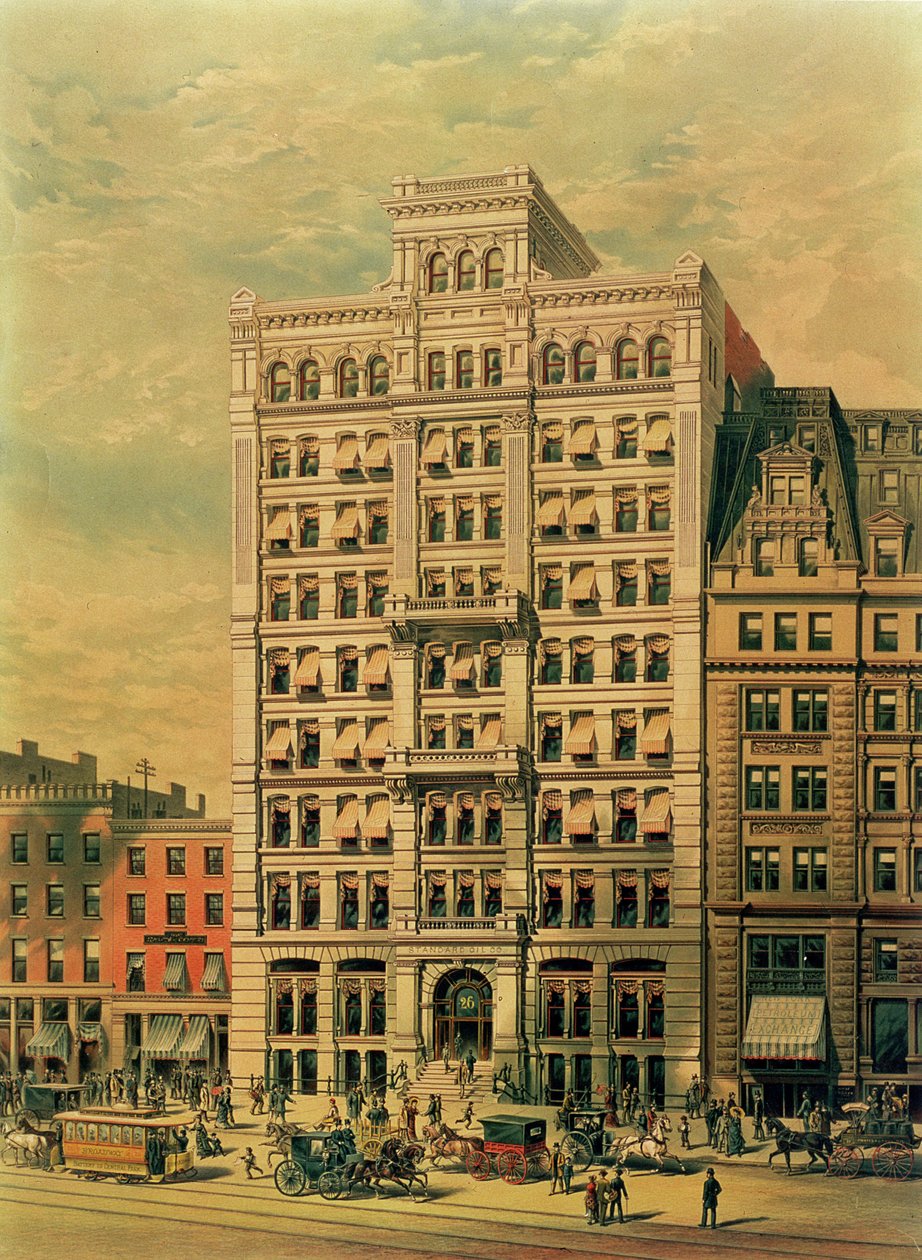 Budynek Standard Oil Company, 26 Broadway, Nowy Jork, wyd. autorstwa Root and Tinker, 1886 autorstwa American School