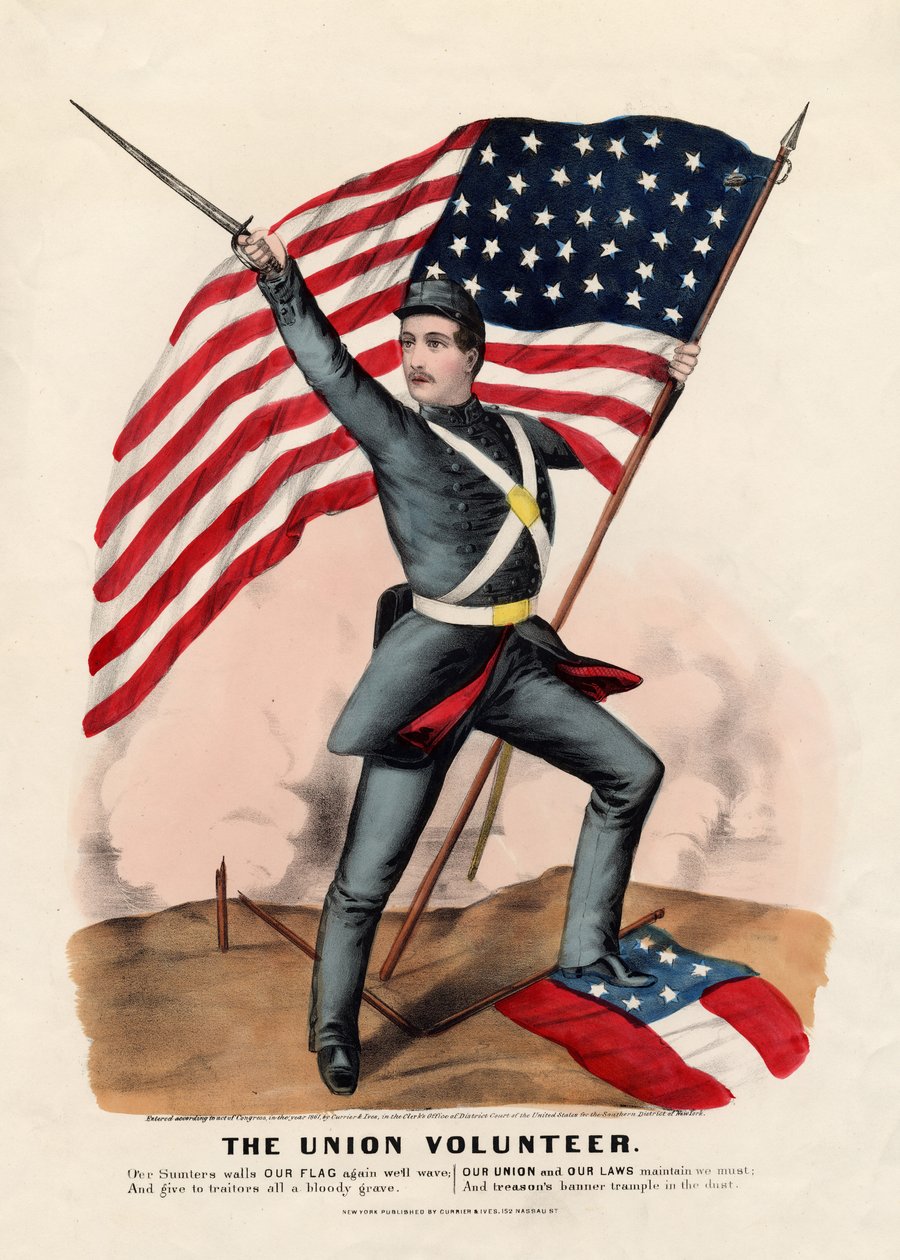 Wolontariusz Unii, wyd. autorstwa Curriera i Ivesa, 1861 autorstwa American School