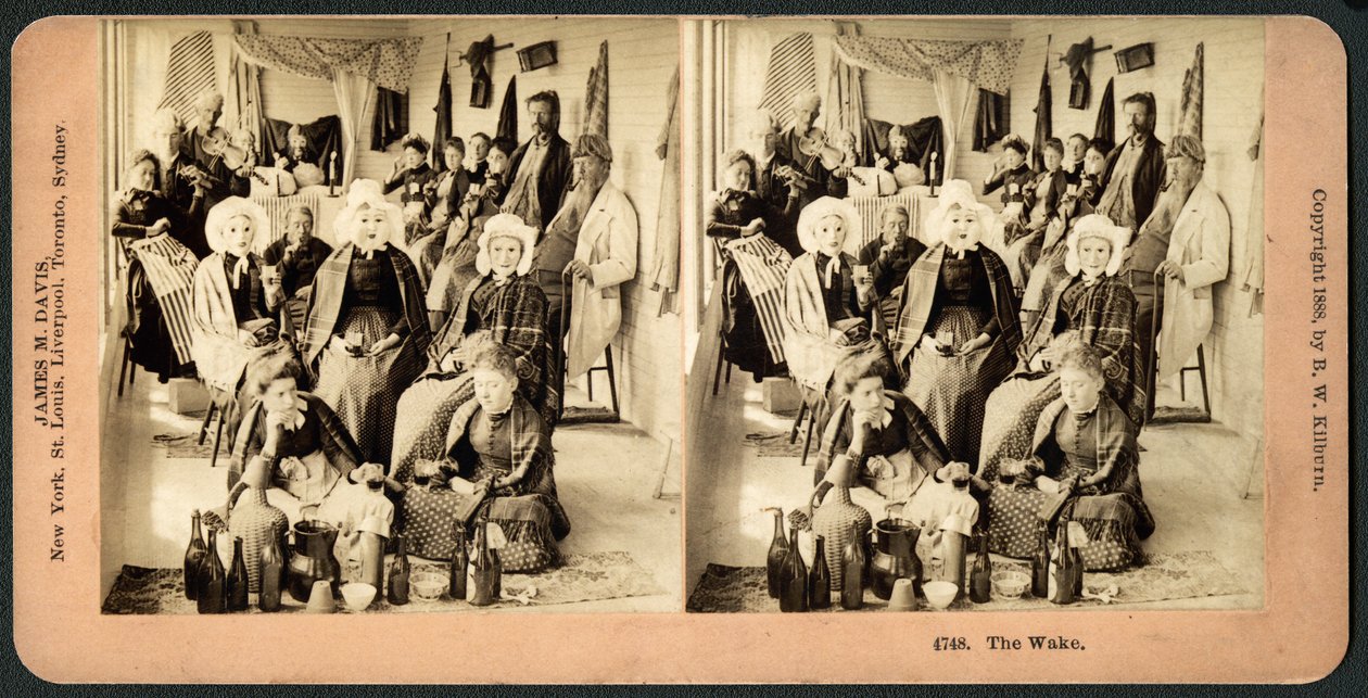 Wake, c.1890 (stereograf) autorstwa American School