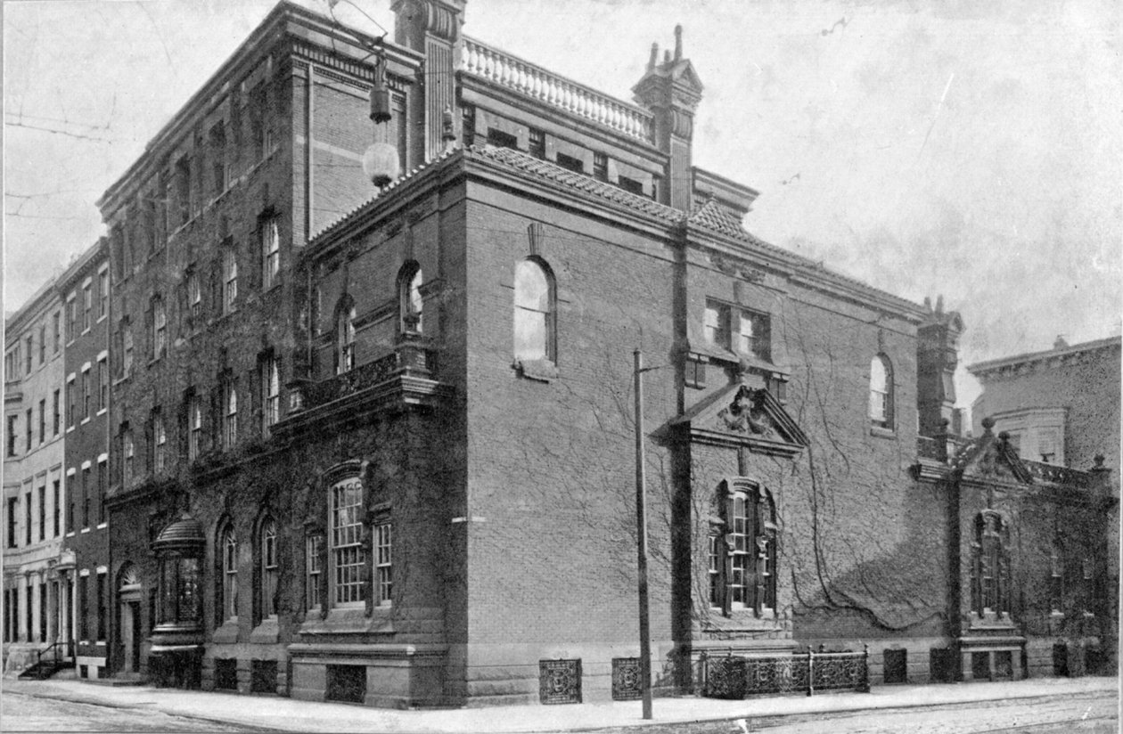 Thomas Alexander Scott Residence, S. Rittenhouse Square, róg 18th St. autorstwa American School