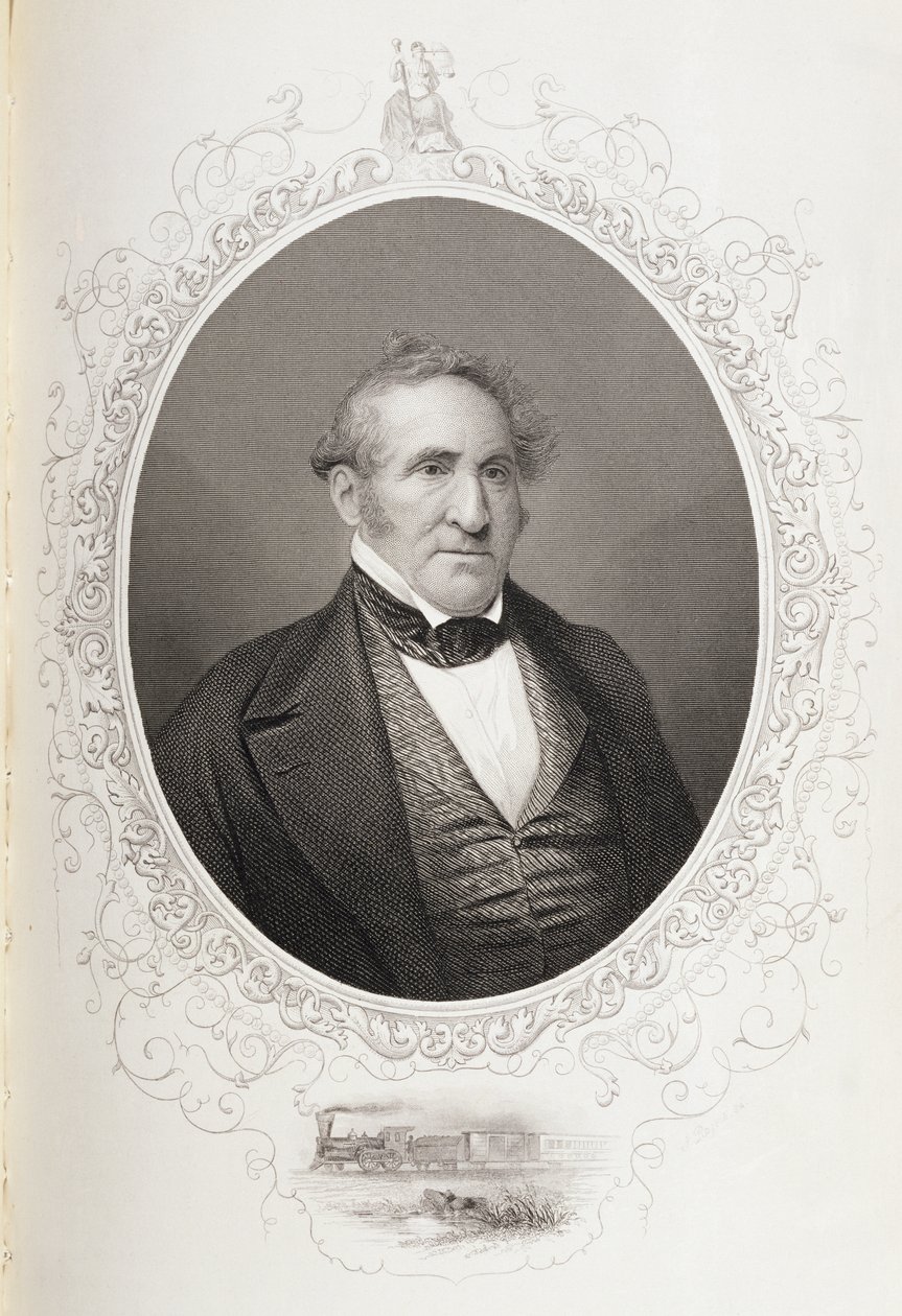 Thomas Hart Benton (1782-1858) z "The History of the United States", Vol. II, Charles Mackay autorstwa American School