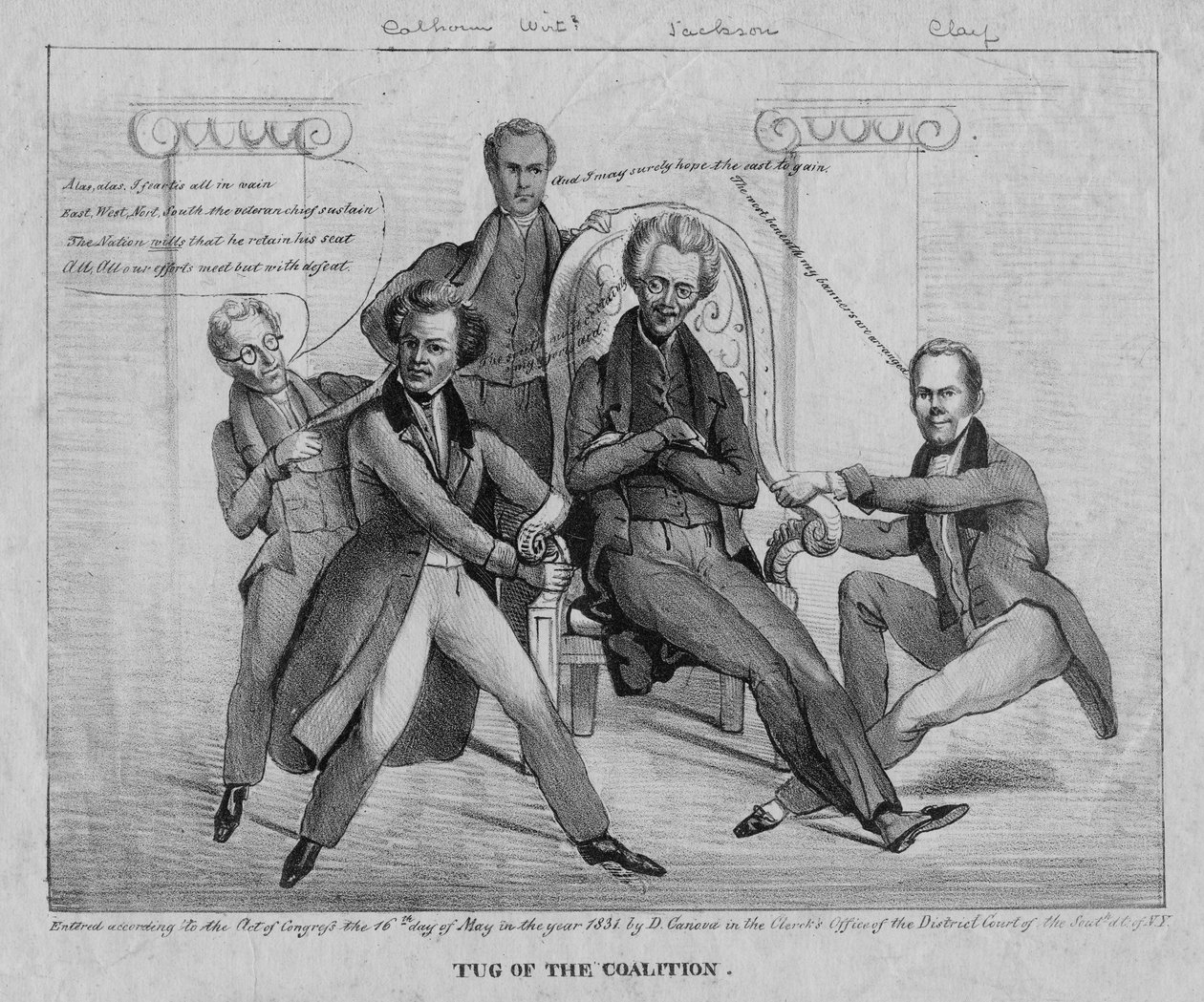 Holownik koalicji, 1831 autorstwa American School