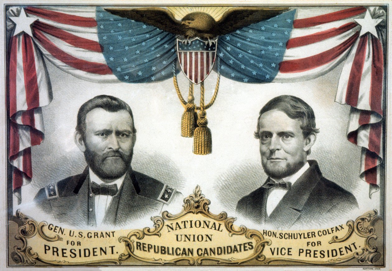 Ulissesa S. Granta. 1869 (plakat) autorstwa American School