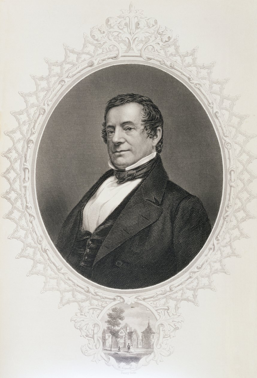 Washington Irving, z „Historii Stanów Zjednoczonych”, tom. II, Charles Mackay autorstwa American School