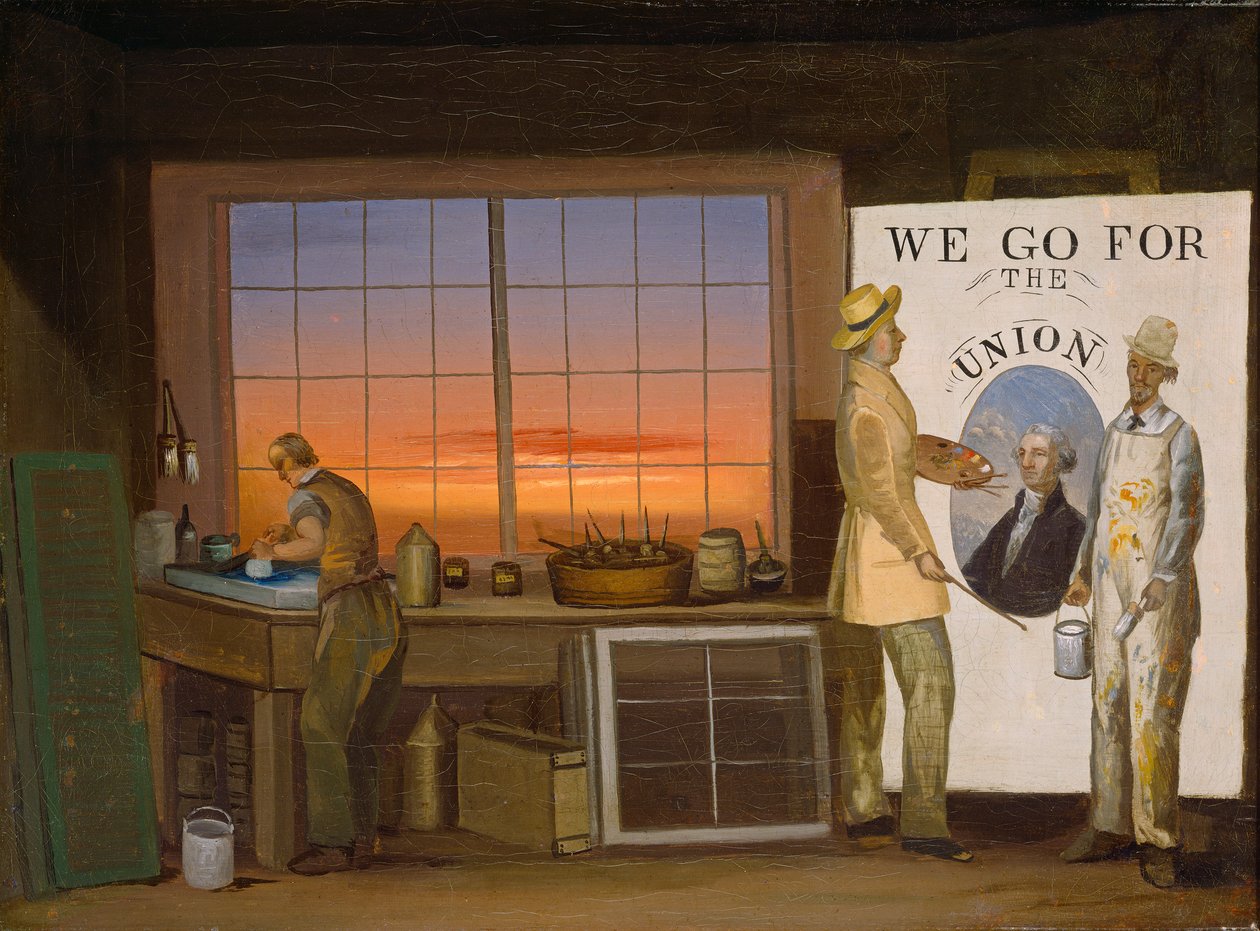 Idziemy do Unii, ok. 1840-1850 autorstwa American School