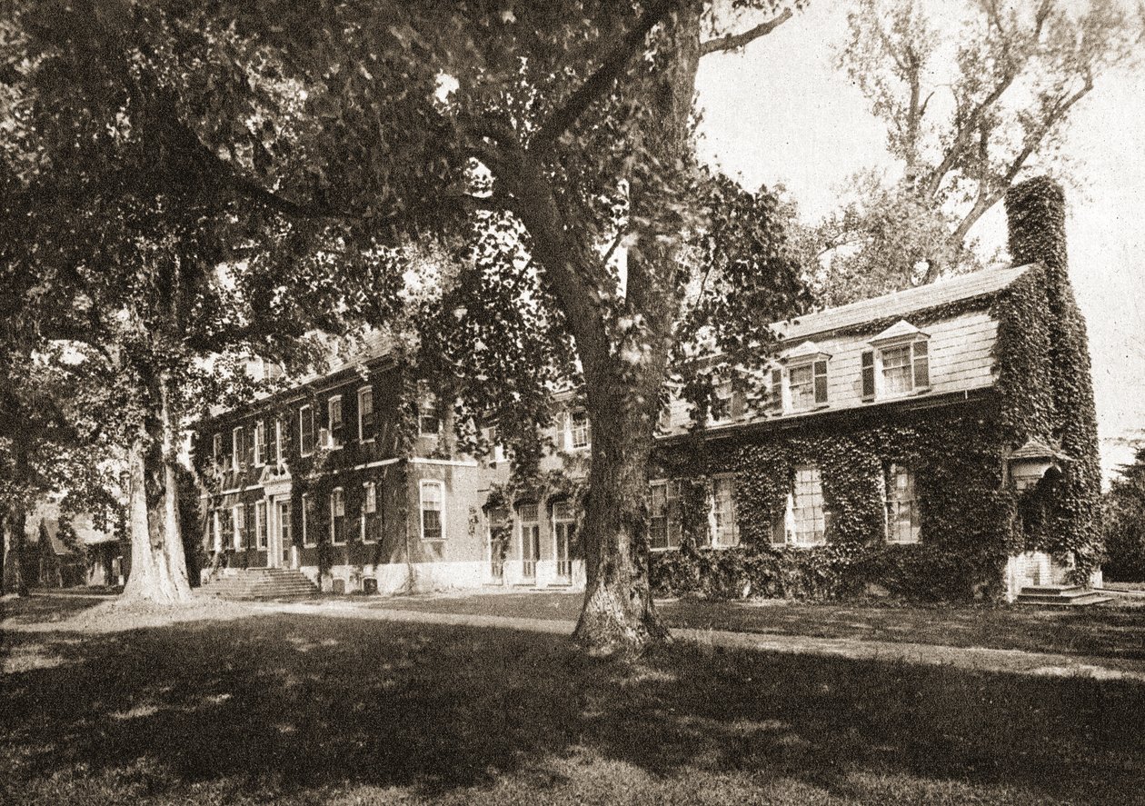 Westover Plantation, Virginia, 1915 (wklęsłodruk w tonie sepii) autorstwa American School