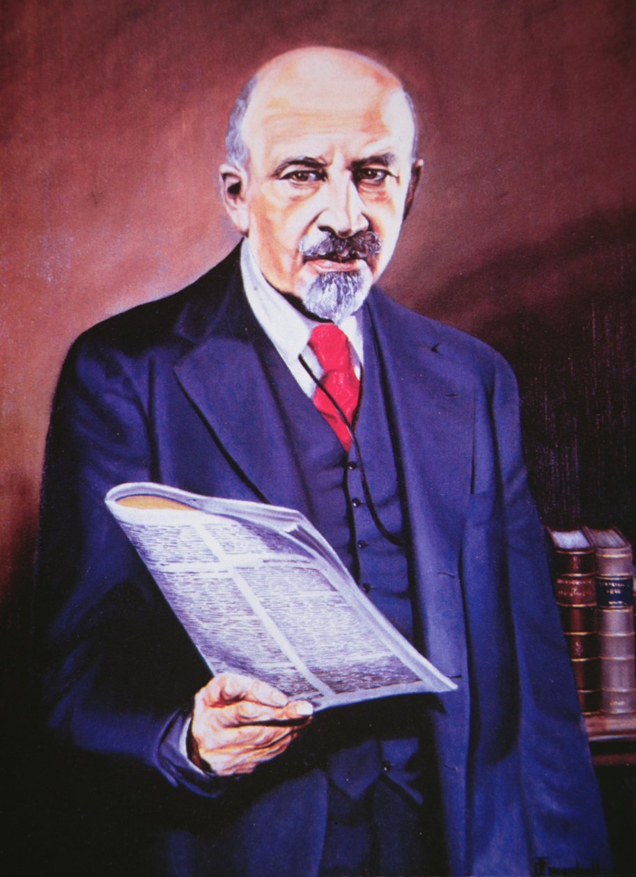 William Edward Burghardt du Bois (1868-1963) (olej na płótnie) autorstwa American School