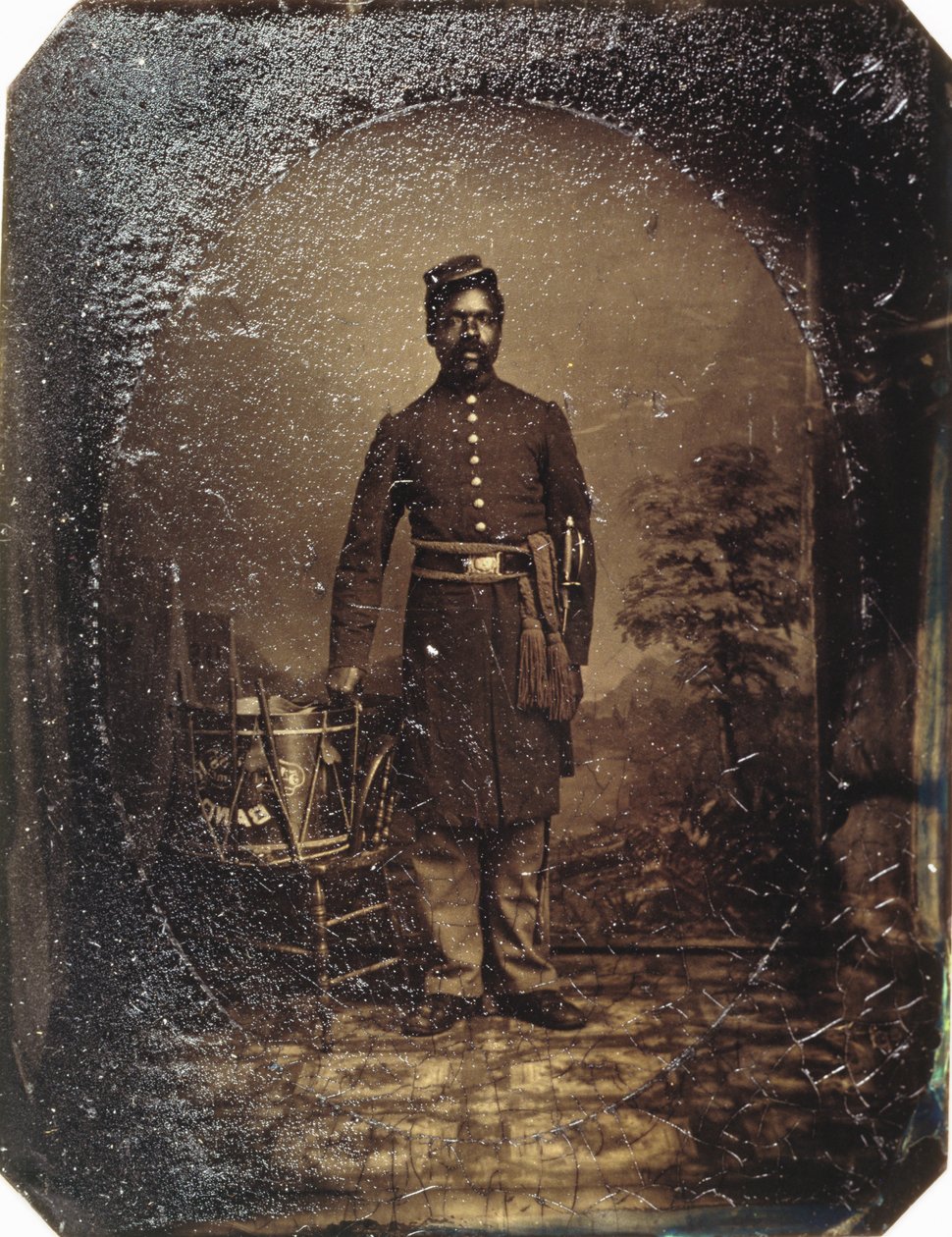 William J. Netson, 54. pułk piechoty Massachusetts, ok. 1863 r. (typ blaszany) autorstwa American School