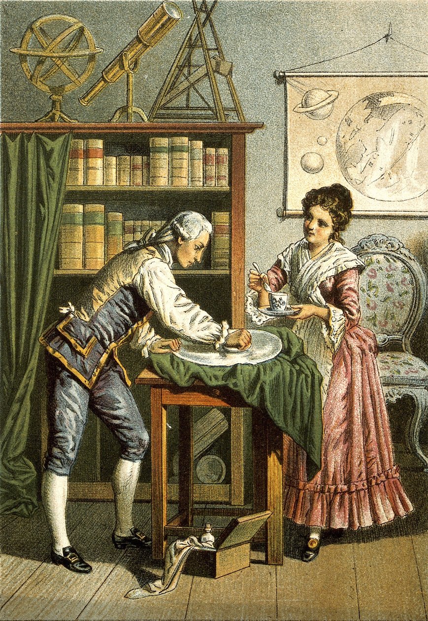 William i Caroline Herschel, wyd. 1896 autorstwa American School
