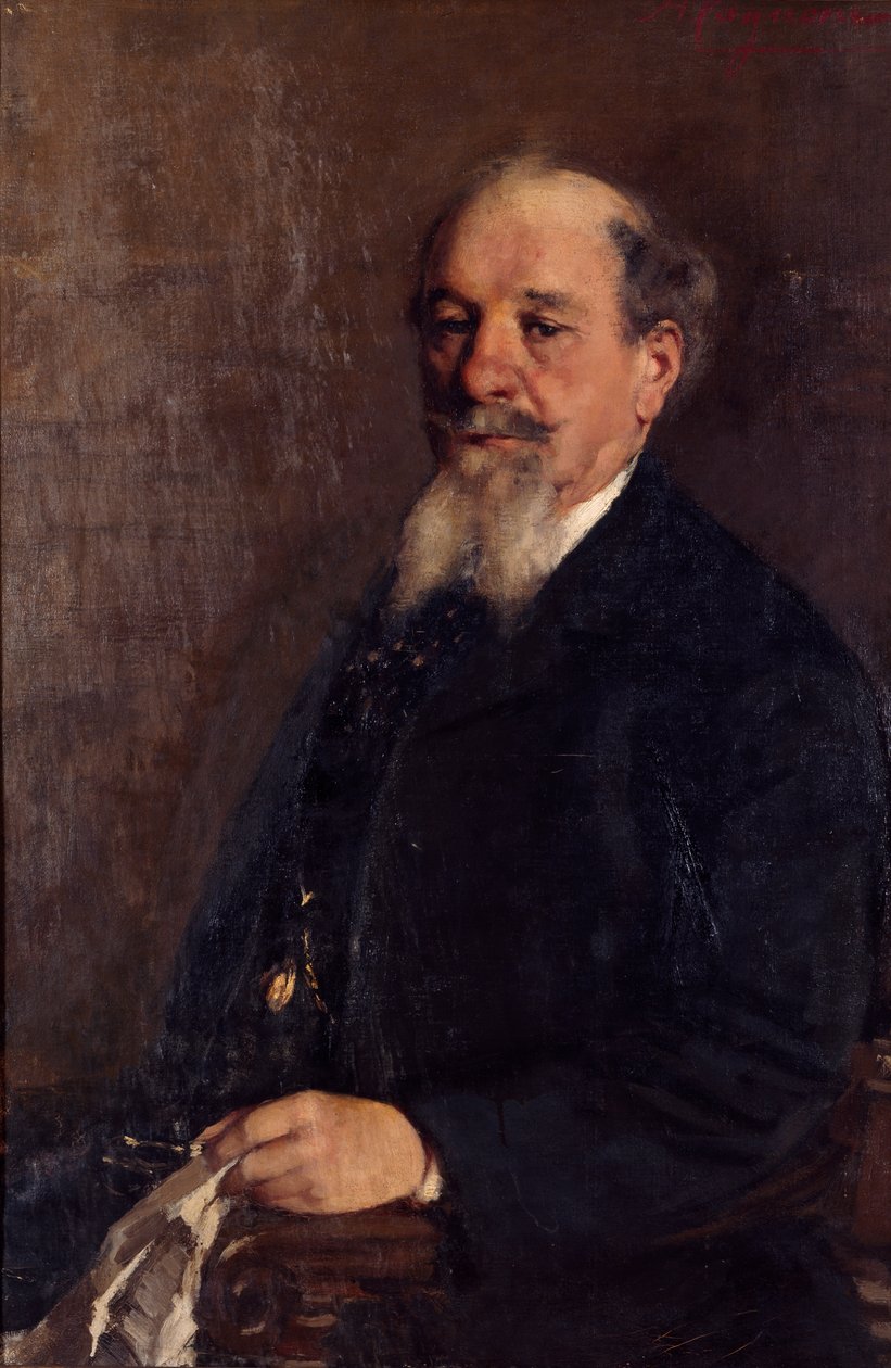 Portret ojca (olej na płótnie) autorstwa Amerino Cagnoni
