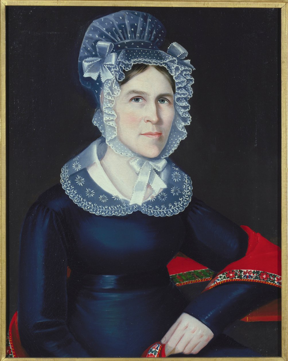 Hannah Bull Thompson, 1824 autorstwa Ammi Phillips
