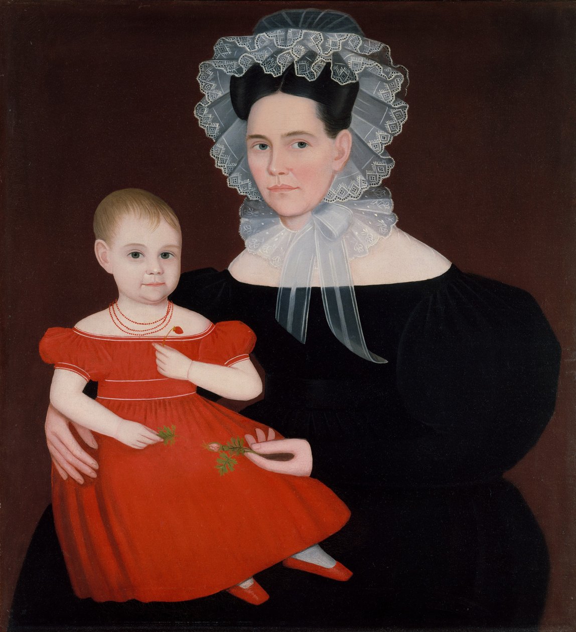 Pani Mayer i córka, 1835-40. autorstwa Ammi Phillips