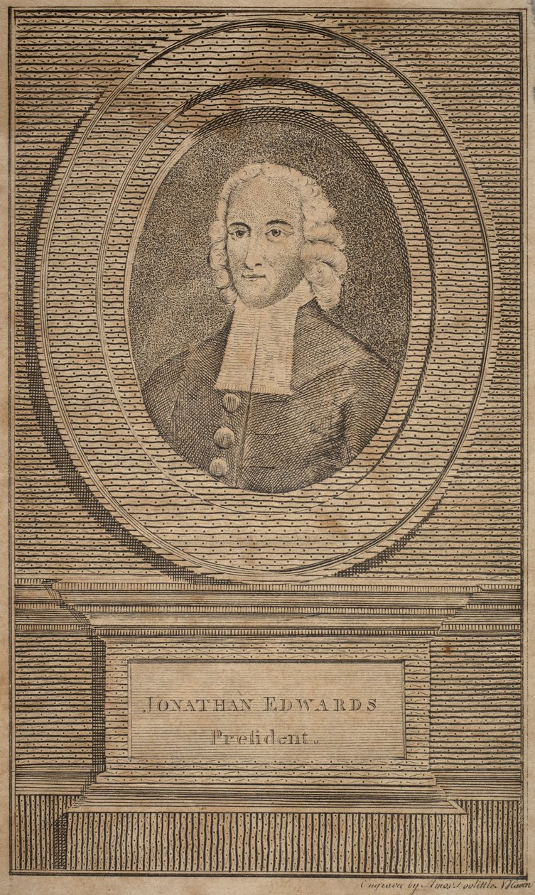 Jonathan Edwards, Prezydent autorstwa Amos Doolittle