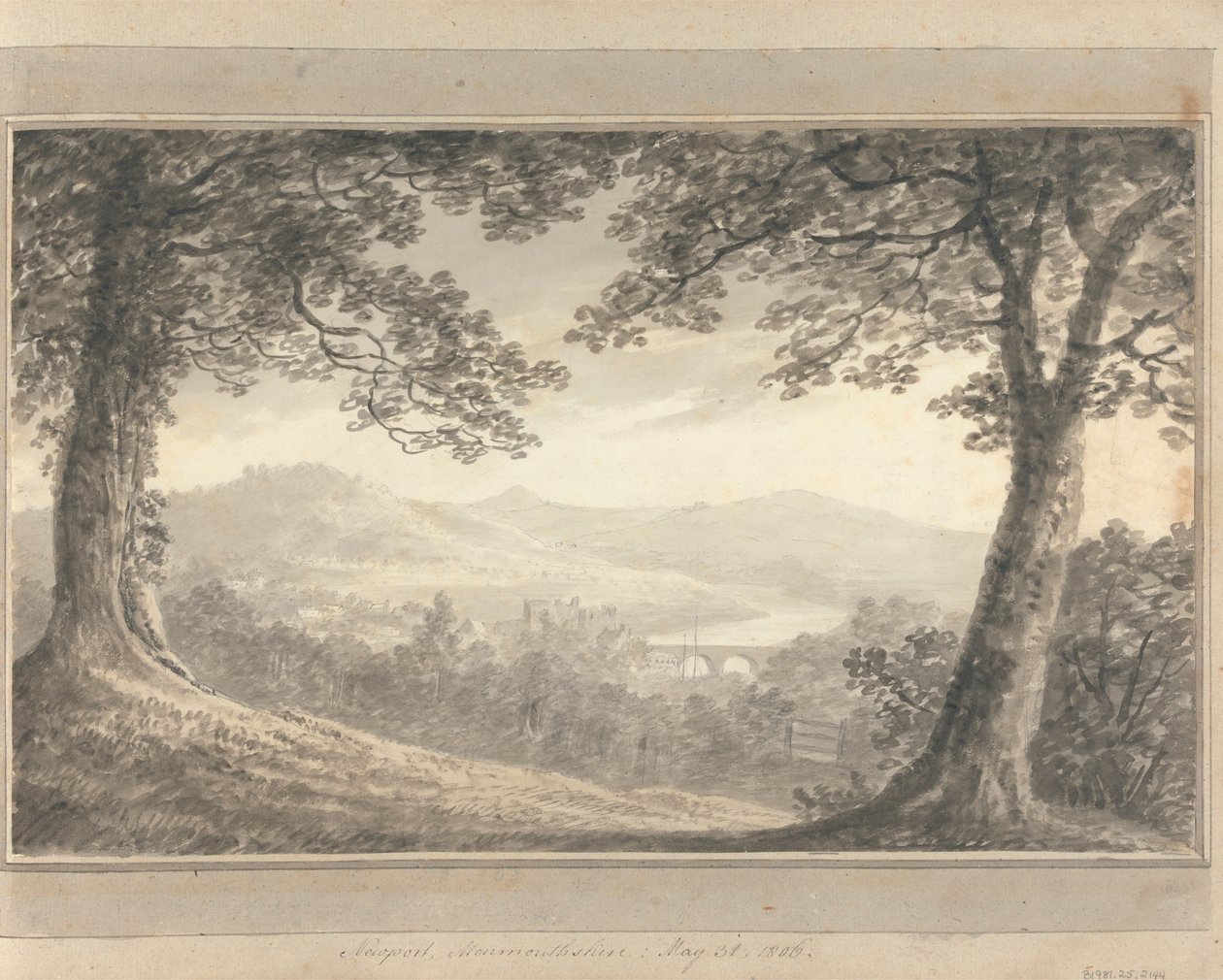 Poglądy w Anglii, Szkocji i Walii: Newport, Monmouthshire, 31 maja 1806 autorstwa Amos Green