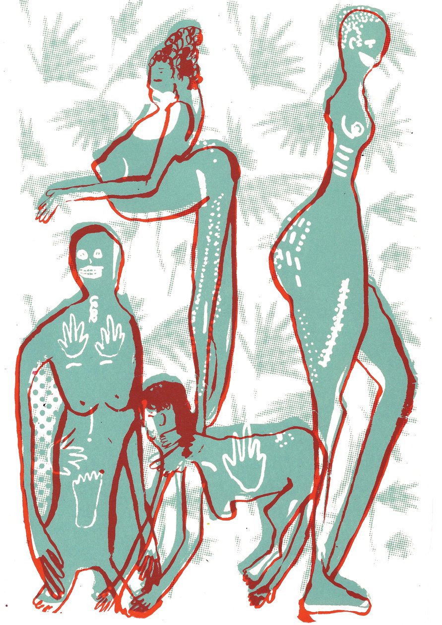 Formularze 2, 2015 (sitodruk) autorstwa Amy Louise Evans