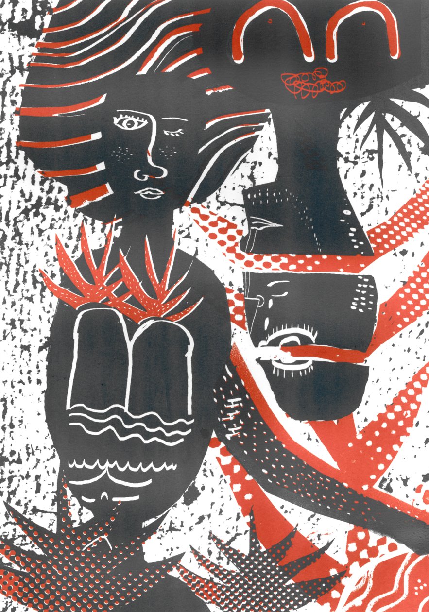 We Grow 2, 2015 (sitodruk) autorstwa Amy Louise Evans
