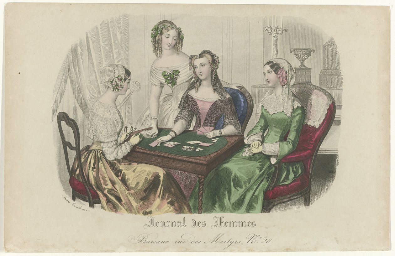 Dziennik kobiecy, ca. 1840, nr 1575 autorstwa Anaïs Colin Toudouze