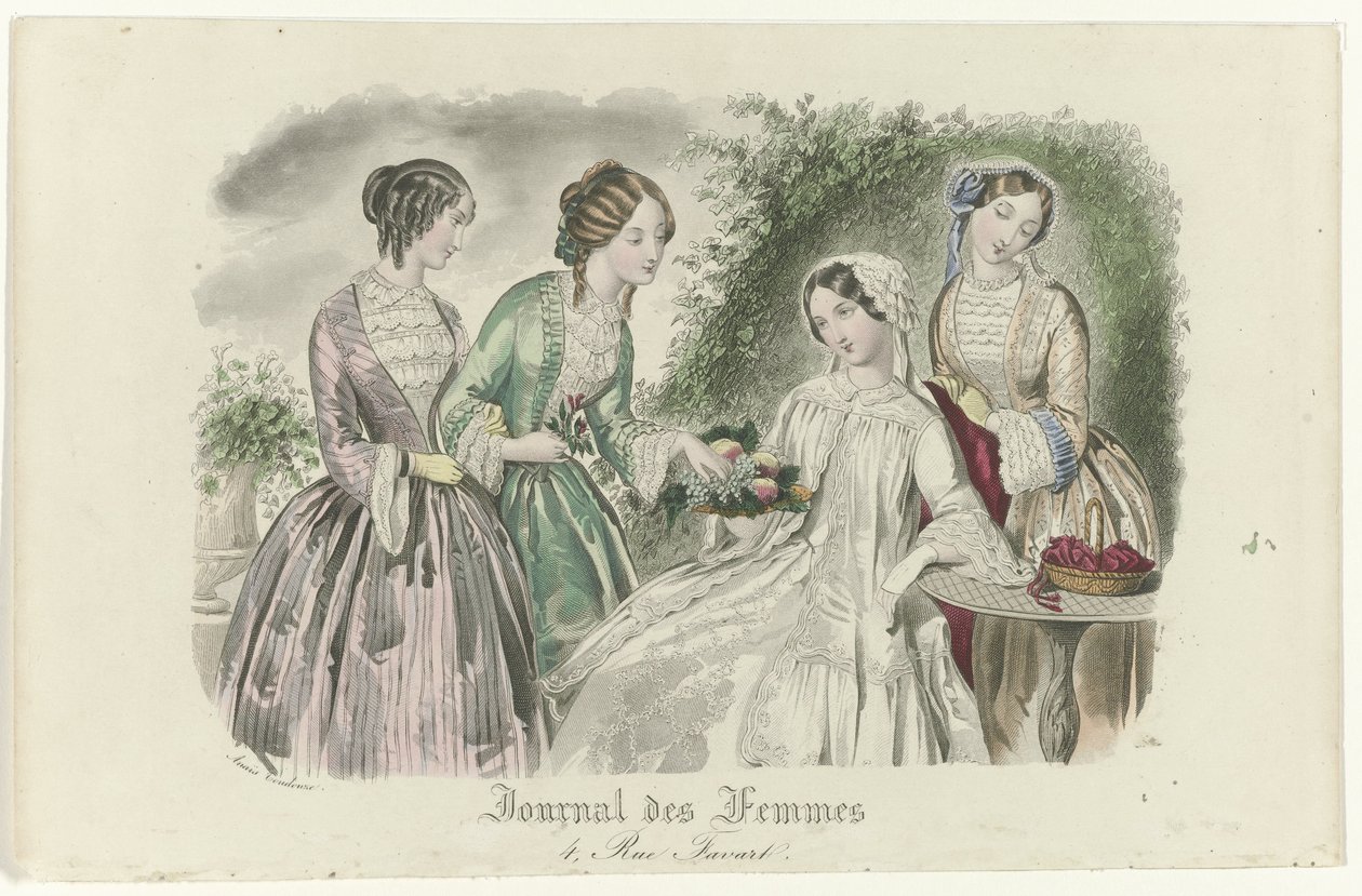 Dziennik kobiecy, ca. 1850: 4, Rue Favart autorstwa Anaïs Colin Toudouze