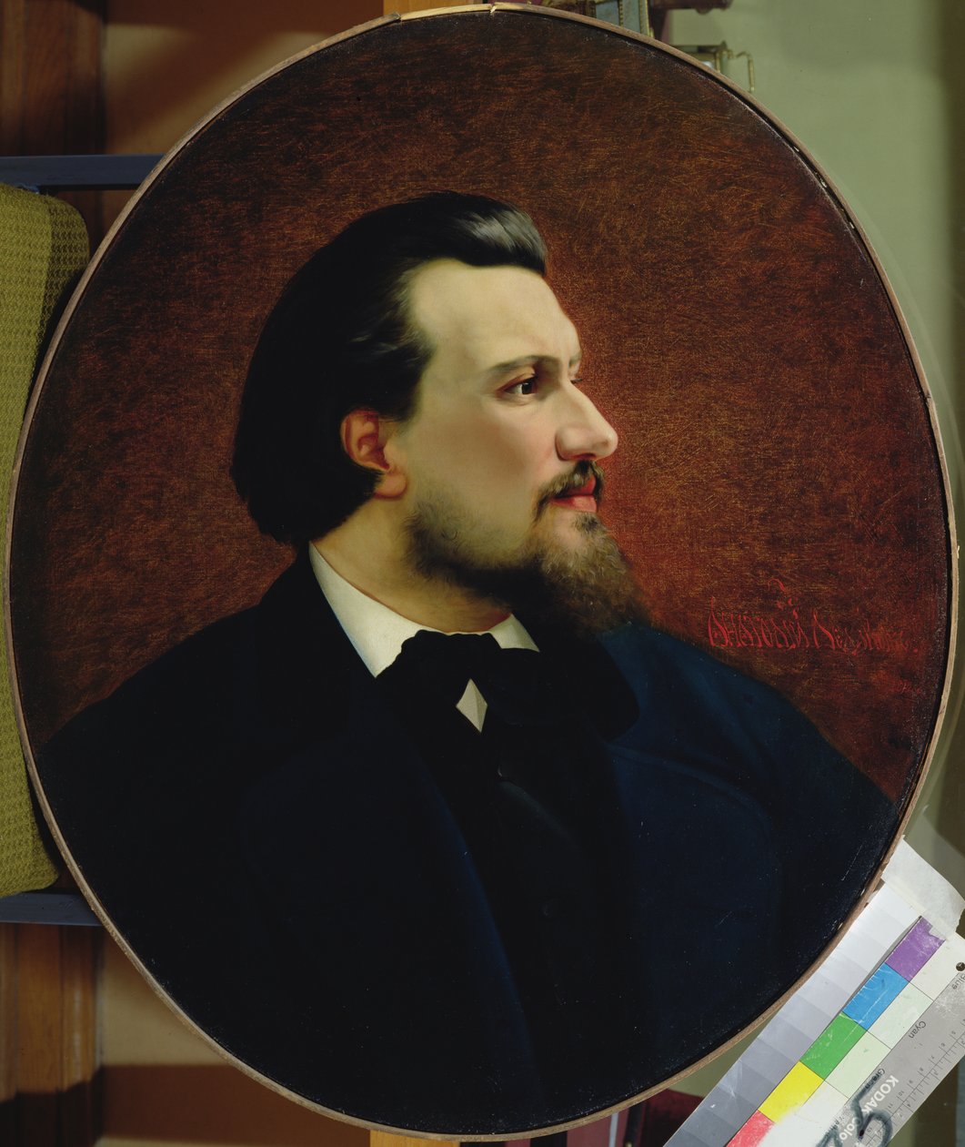 Portret Nikołaja Leskowa, 1872 autorstwa Anatoly Lelakow