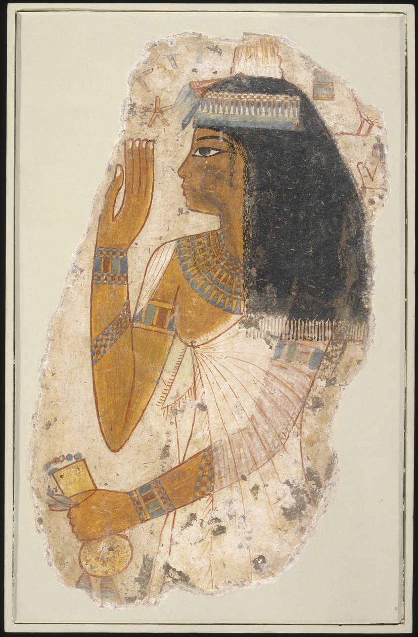 Thepu, matka Nebamuna z Teb, ok. 1390-1353 p.n.e. autorstwa Ancient Egypt