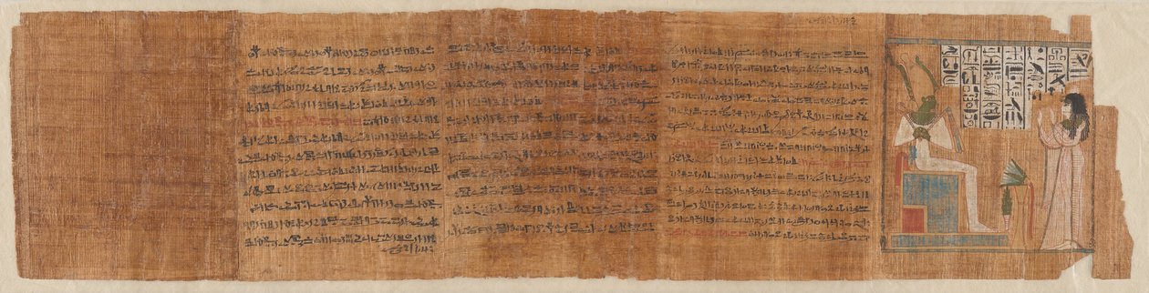 Papirus pogrzebowy Tayuhenutmuta autorstwa Ancient Egyptian
