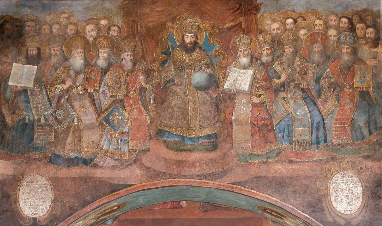 I Sobór Nicejski autorstwa Ancient Russian frescos