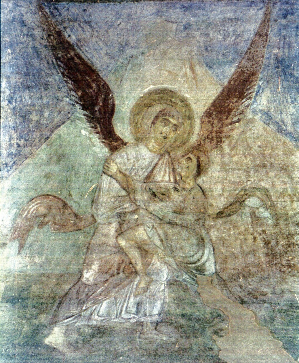 Jakub i Anioł autorstwa Ancient Russian frescos